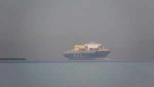 Begnung auf der Elbe bei Brunsbüttel
